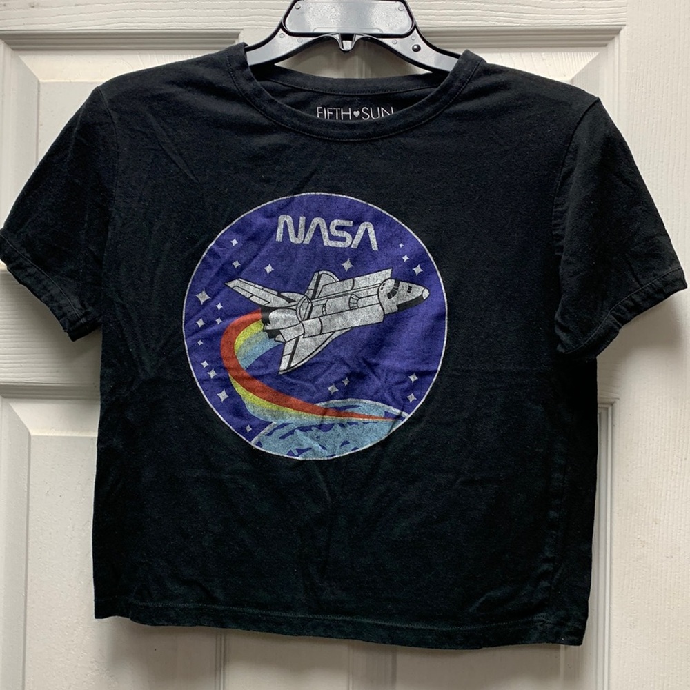 NASA cropped T-shirt size M